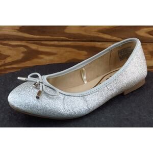 Circus by Sam Edelman Youth Girls Shoes Size 3 M Silver Ballet Flats Synthetic‎